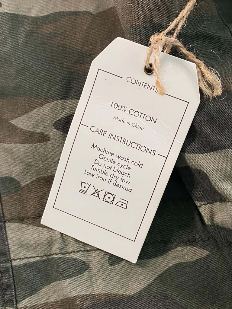 New Look Camo Sherpa Lined Parka Jacket Women’s L Nwt — image 5 of 8